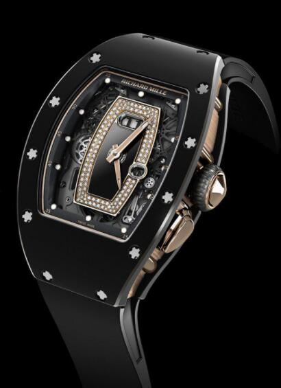 Replica Richard Mille RM 037 Automatic Winding Red Gold Ceramic Watch